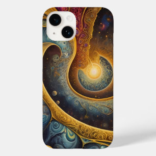 Coque Pour iPhone 14 Symboles anciens en couleurs vives