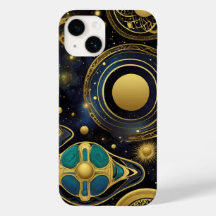 Coque Pour iPhone 14 Symboles anciens en couleurs vives