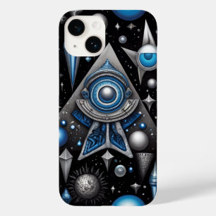 Coque Pour iPhone 14 Symboles anciens en couleurs vives