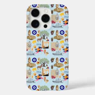 Coques iPhone 16 Pro Symboles de Chypre Amateurs de voyage