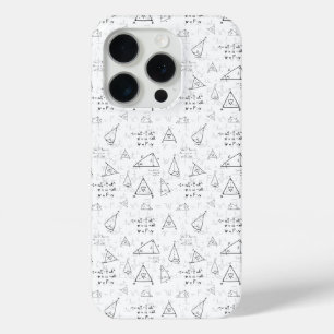 Coque iPhone 15 Pro Symboles mathématiques, mathématiques, tableau de 