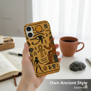 Coque Pour iPhone 16 Symboles sacrés de la mystique égyptienne antique