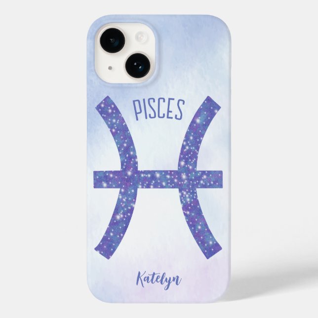 Coques Case-Mate iPhone Sympathique Pisces Astrologie Signe Personnalisé V (Verso)