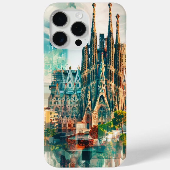 Coques Case-Mate iPhone Symphonie de Barcelone : Sagrada Familia (Verso)