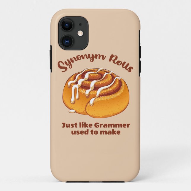 Coques Case-Mate iPhone Synonym Rolls Comme Grammer Utilisé Pour Faire (Dos)