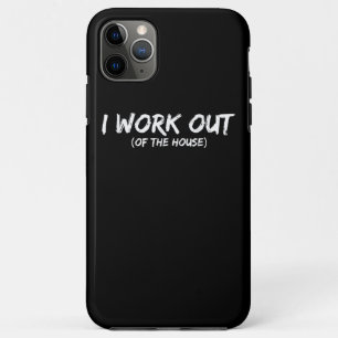 Case-Mate iPhone Case T-shirt Funny I Workout For Gym Rat - Quarantine