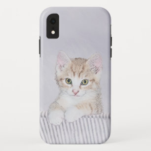 Case-Mate iPhone Case Tabby Orange Kitten Peinture - Art Chat original