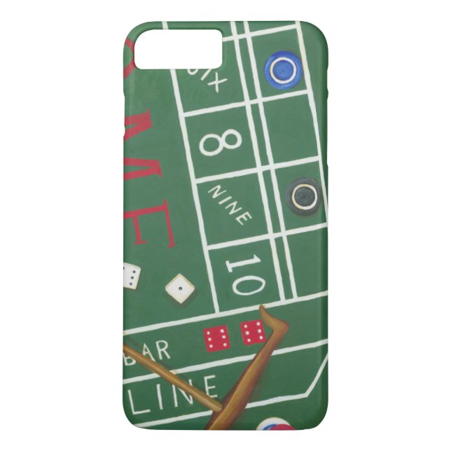 Coques Case-Mate iPhone Table Casino Craps avec chips et dés (Dos)