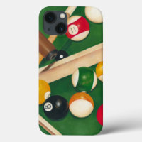 Table de billard Lifelike avec boules et craie