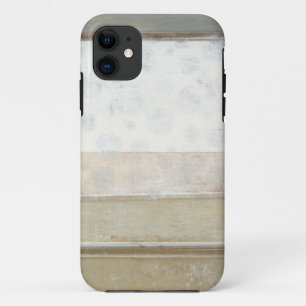 Coque iPhone 11 Tableau à panneaux décoratifs aux couleurs neutres