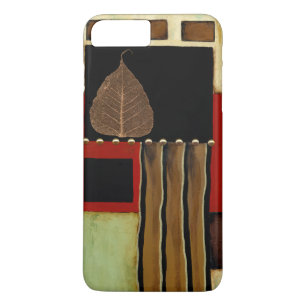 Etui iPhone Case-Mate Tableau à panneaux multicolores avec feuille Brown