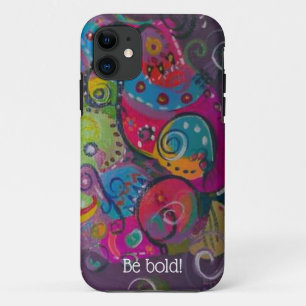 Case-Mate iPhone Case Tableau Abstrait d'aubergine et de tourbillon de c