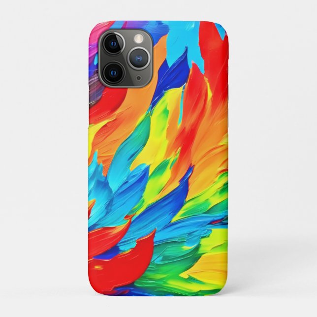 Coques Case-Mate iPhone Tableau Abstrait de l'expressionnisme (Dos)
