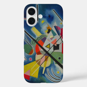 Coque Pour iPhone 16 Tableau bleu de Kandinsky