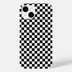 Coque Pour iPhone 14 Tableau de bord classique noir et blanc par STaylo