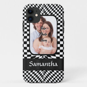 Coque Case-Mate Pour iPhone Tableau de contrôle noir et blanc