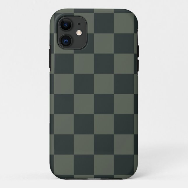 Coques Case-Mate iPhone Tableau de contrôle vert foncé (Dos)