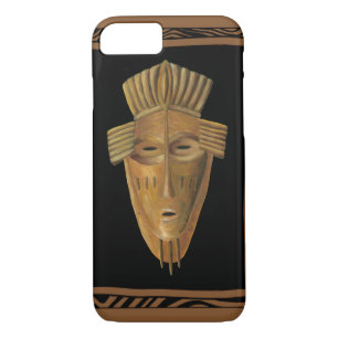 Coque Case-Mate Pour iPhone Tableau de Masque Africain par Chariklia Zarris