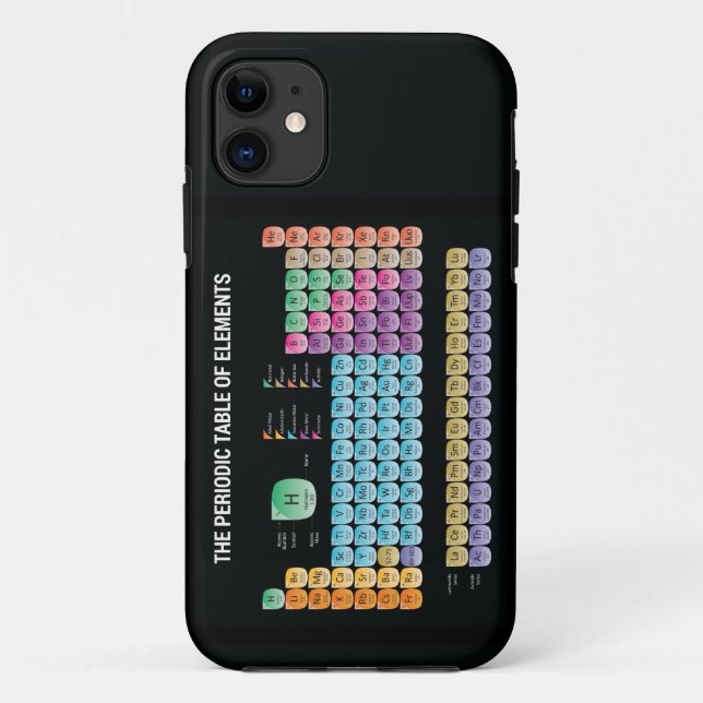 Coques Case-Mate iPhone Tableau périodique des éléments lancer l'oreiller (Dos)