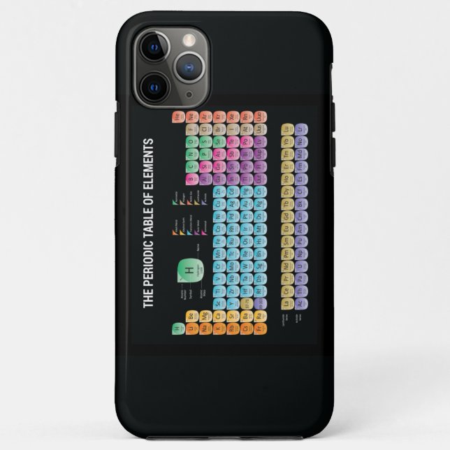 Coques Case-Mate iPhone Tableau périodique des éléments lancer l'oreiller (Dos)