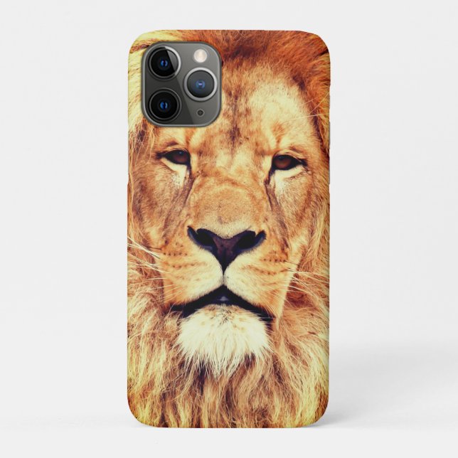 Coques Case-Mate iPhone Tableau Visage Lion Artwork-17335 (Dos)