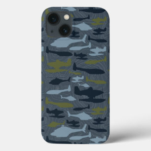 Case-Mate iPhone Case Tableaux Silhouettes Motif topographique