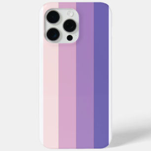 Coque iPhone 15 Pro Max Taches pourpres coupées, bandes verticales