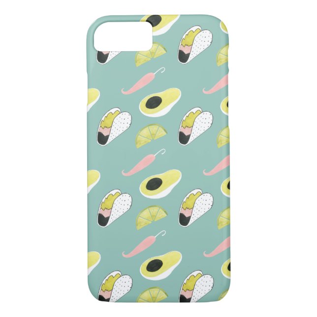 Coques Case-Mate iPhone Taco à propos d'amour | Motif d'élément Taco (Dos)