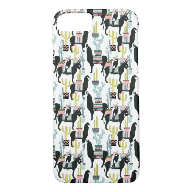 Coques Case-Mate iPhone Taco à propos d'amour | Motif Llama & Donkey (Dos)