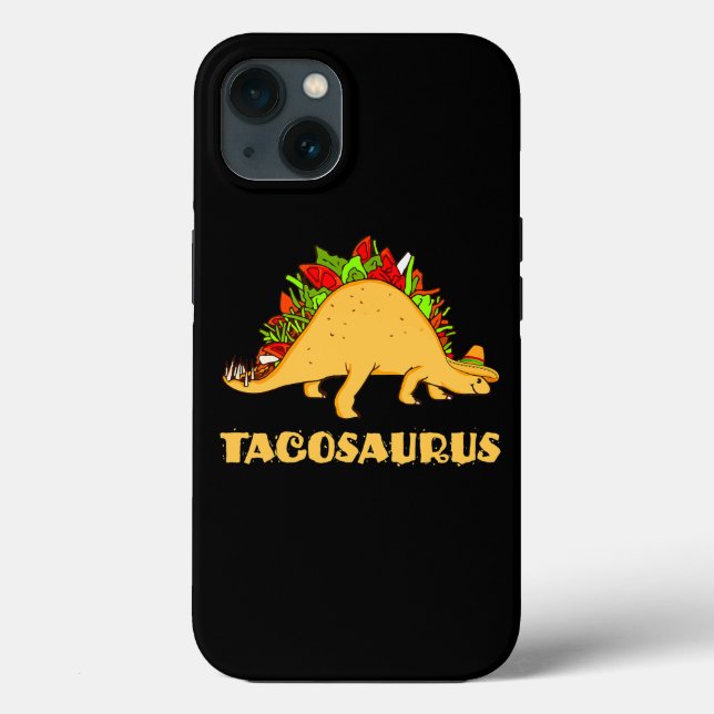 Coques Case-Mate iPhone Tacosaurus Cinco de Mayo Funny Taco Dinosaur (Verso)
