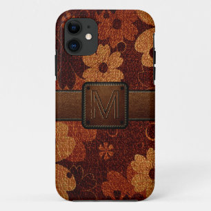 Etui iPhone Case-Mate Tag Brown en cuir Brown