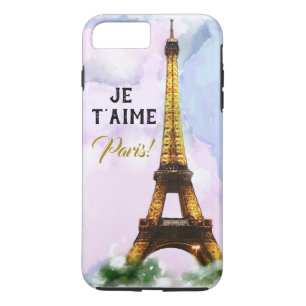 Case-Mate iPhone Case T'aime Paris de Je, j'aime Paris. Tour Eiffel