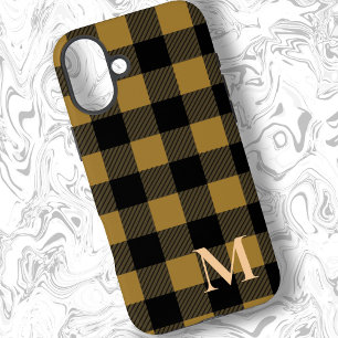 Coques iPhone 16 Plus Tan Buffalo Contrôle De Plaid