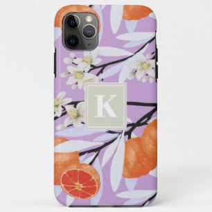 Case-Mate iPhone Case Tangerine Agrumes Branches florissantes Floral Ora