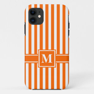 Case-Mate iPhone Case Tangerine Grille moderne avec Monogramme