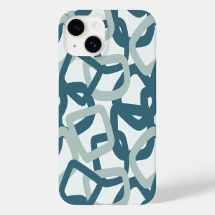 Coque Pour iPhone 14 Tangle Carré Calme Côtiers