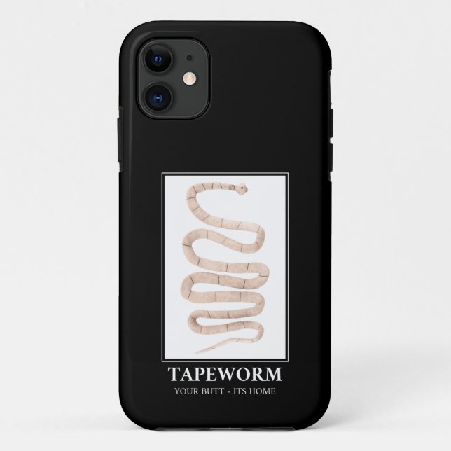 Coques Case-Mate iPhone Tapeworm Your Butt sa maison (Dos)