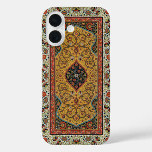 Coque Pour iPhone 16 Tapis Élegant Tapisserie Perse Antique Riche