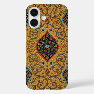 Coque Pour iPhone 16 Tapis Persan Ancien Élégant Design