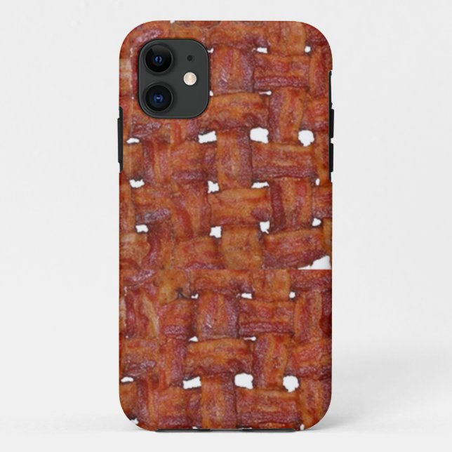 Coques Case-Mate iPhone Tapis tissé du Coque-coque iphone de Bacon (Dos)