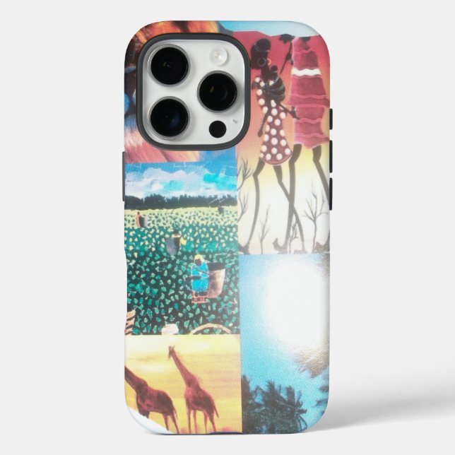 Coques Case-Mate iPhone Tapisserie kenyane : Faune, Culture, Beauté côtièr (Verso)