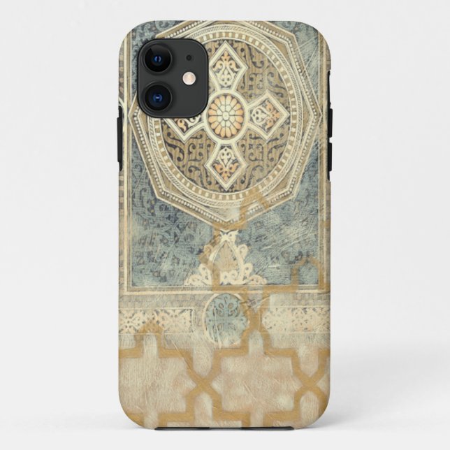 Coques Case-Mate iPhone Tapisserie ornementale avec le dessin géométrique (Dos)