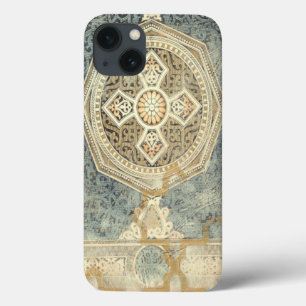iPhone 13 Case Tapisserie ornementale avec le dessin géométrique