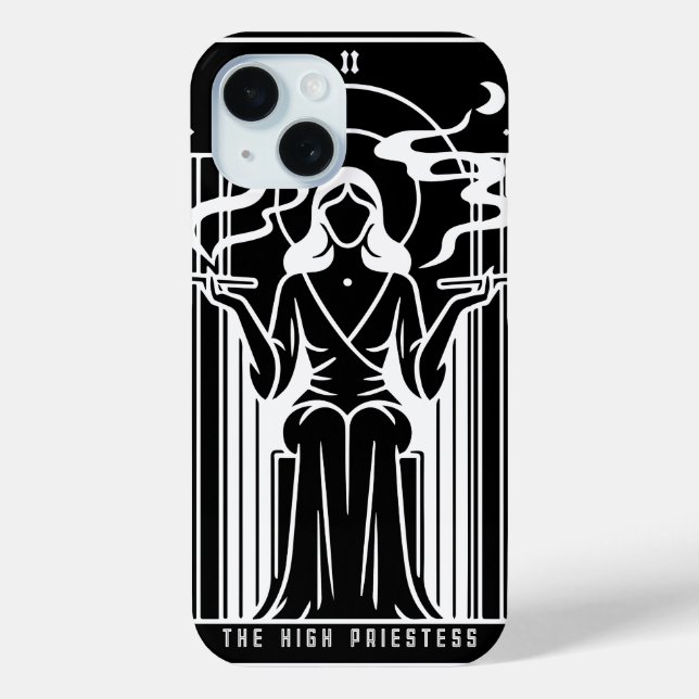 Coques Case-Mate iPhone Tarot Haute Prêtesse Femme Mauvaise Mauvaise Mauva (Verso)