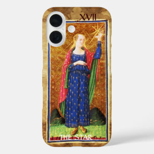 COQUES iPhone 16 TAROTS ANCIENS RENAISSANCE 17 / L'ÉTOILE