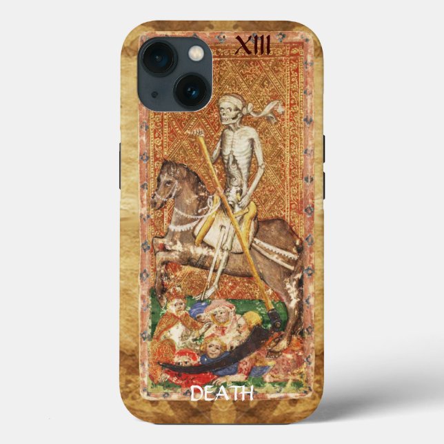 COQUES Case-Mate iPhone TAROTS DE RENAISSANCE ANTIQUE 13 / MORT (Verso)