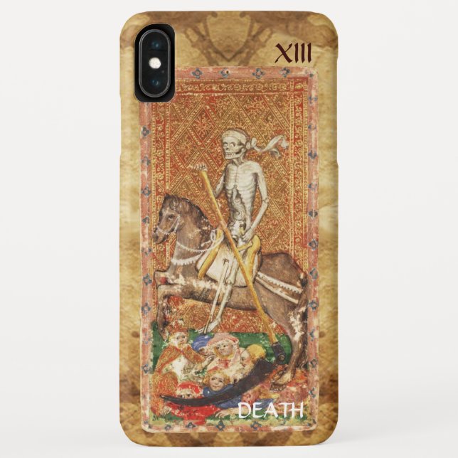 COQUES Case-Mate iPhone TAROTS DE RENAISSANCE ANTIQUE 13 / MORT (Dos)