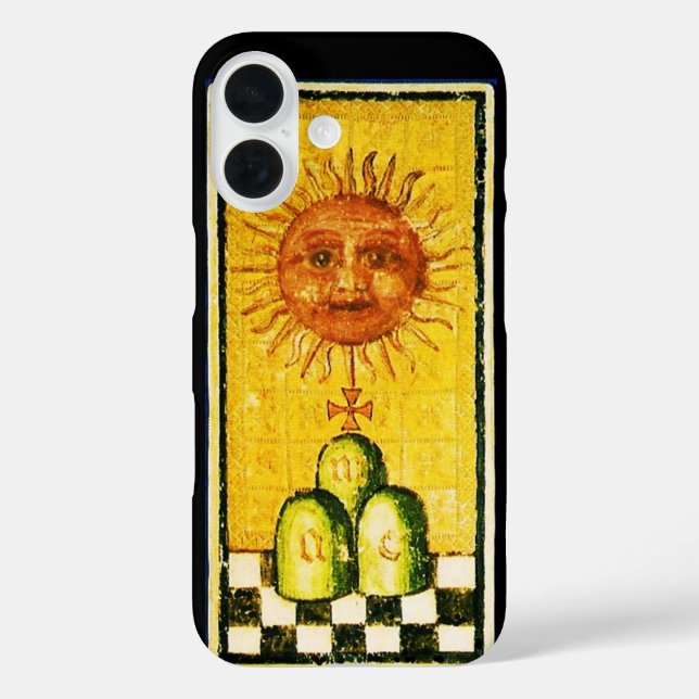 COQUES Case-Mate iPhone TAROTS DE RENAISSANCE ANTIQUE 19 / LE SOLEIL (Verso)