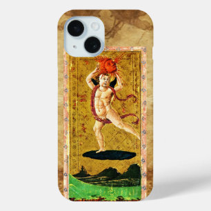 COQUE POUR iPhone 15 TAROTS DE RENAISSANCE ANTIQUE 19 / LE SOLEIL
