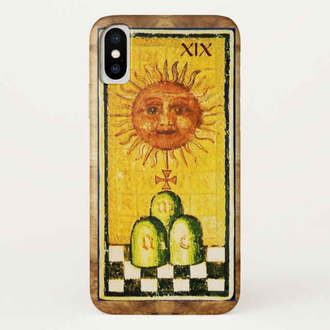 COQUES Case-Mate iPhone TAROTS DE RENAISSANCE ANTIQUE 19 / LE SOLEIL (Dos)